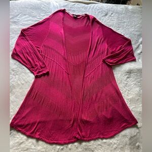 Torrid Vibrant Pink Open Cardigan size 5X